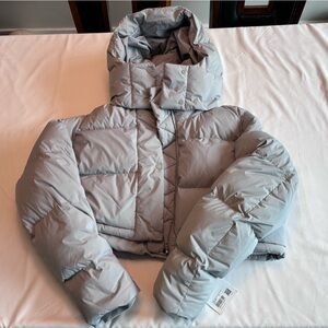 Lululemon Women’s Wunder Puff Super-Cropped Jacket Gray Size 10 NWT